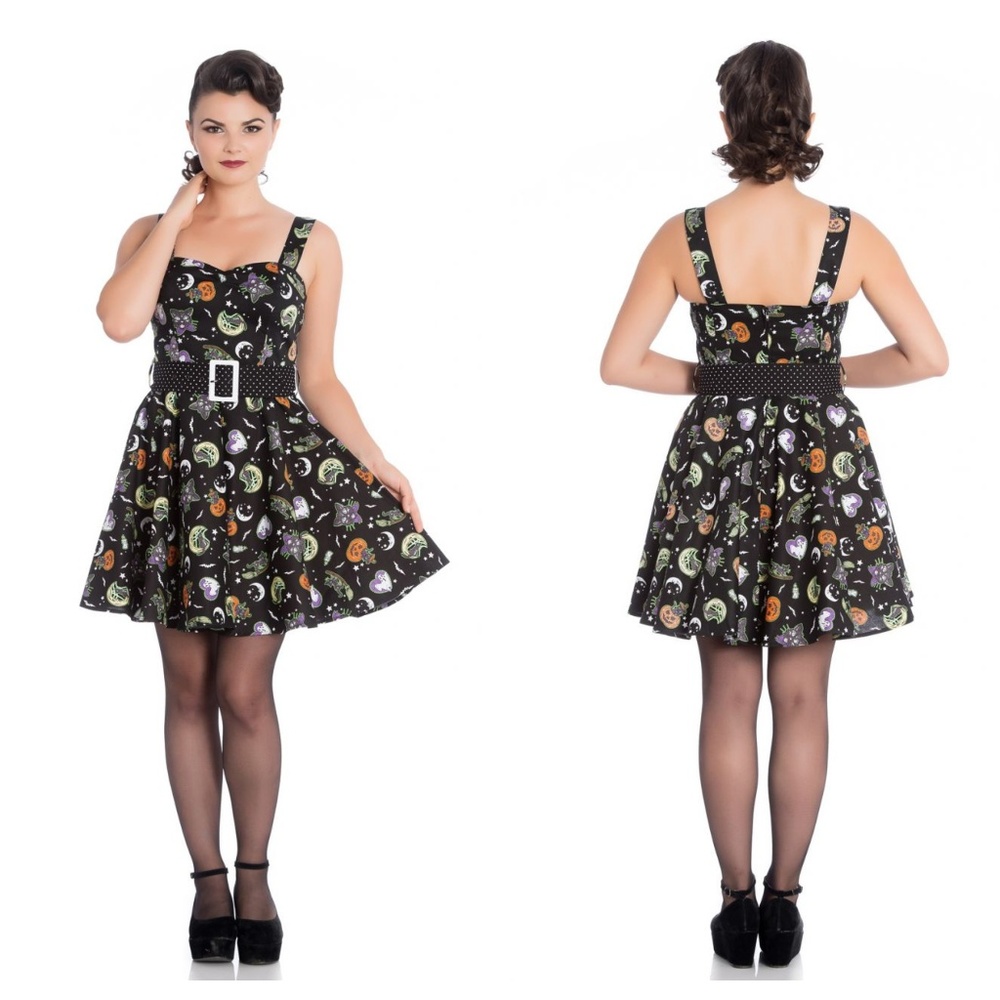 Hell Bunny Salem Mini Halloween Dress